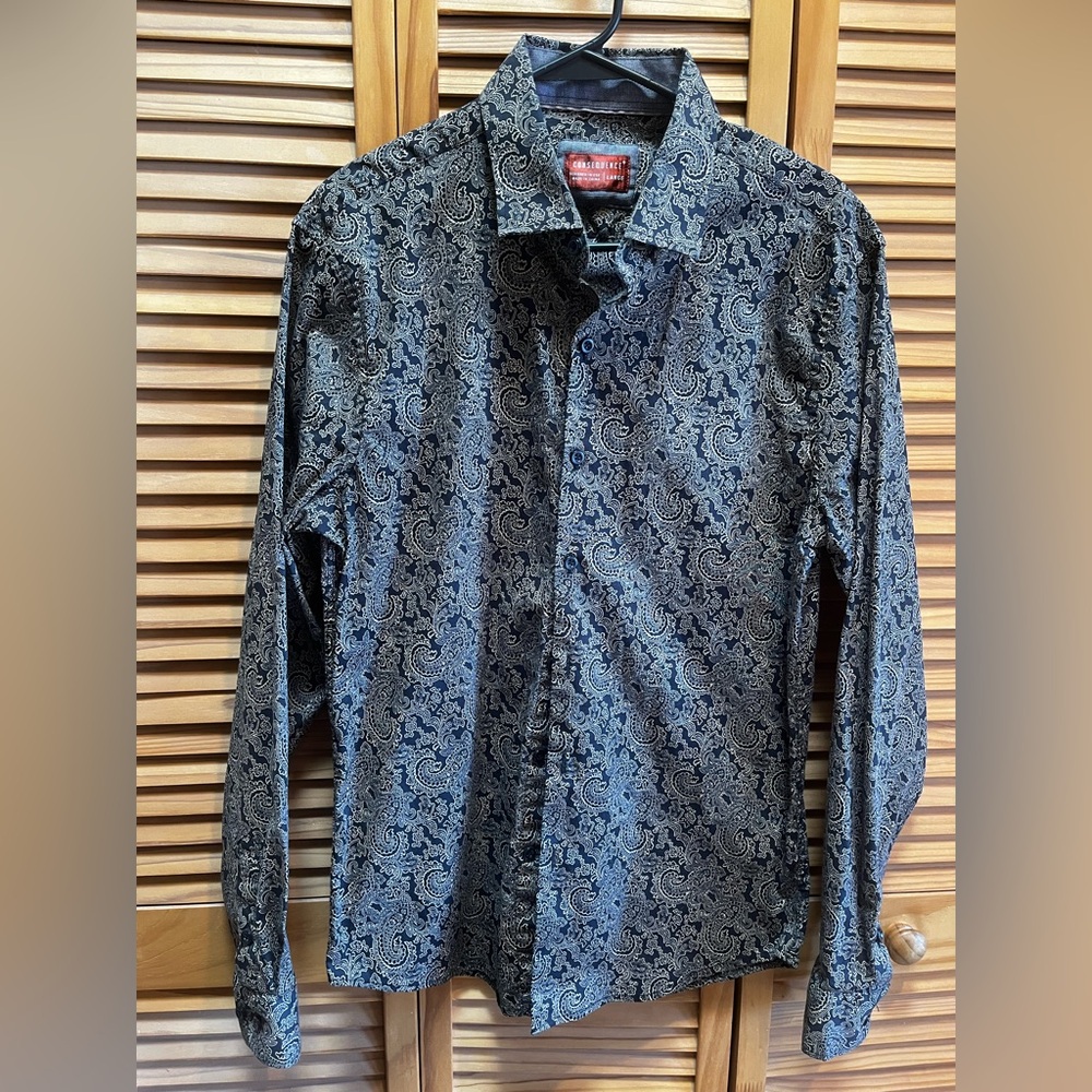NWOT Paisley Button Down